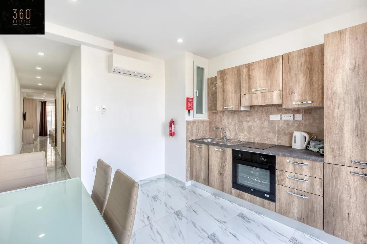 Beautiful, Spacious Apt With Bbq & Private Terrace By 360 Estates Saint Julian's Apartment