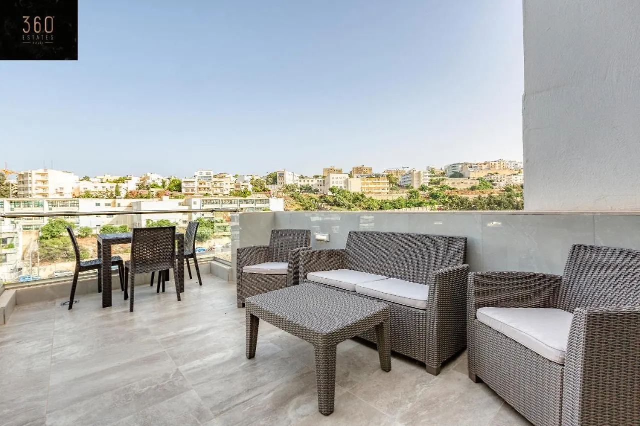Beautiful, Spacious Apt With Bbq & Private Terrace By 360 Estates St. Julian's